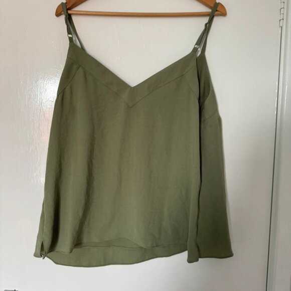 Khaki green cami top - Picture 3 of 5